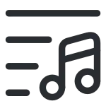 Music Filter SVG Icon